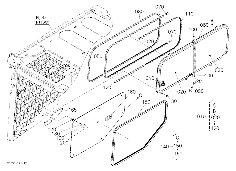 Side Window (Right) [Except High Flow]