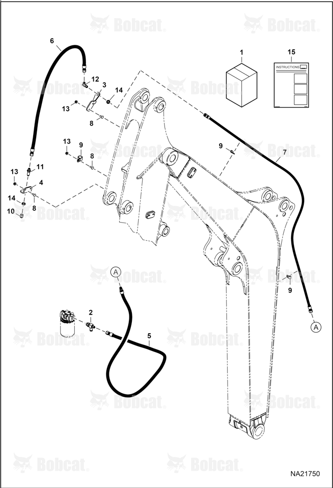 Case Drain Kit (W/O 2nd Auxiliary)