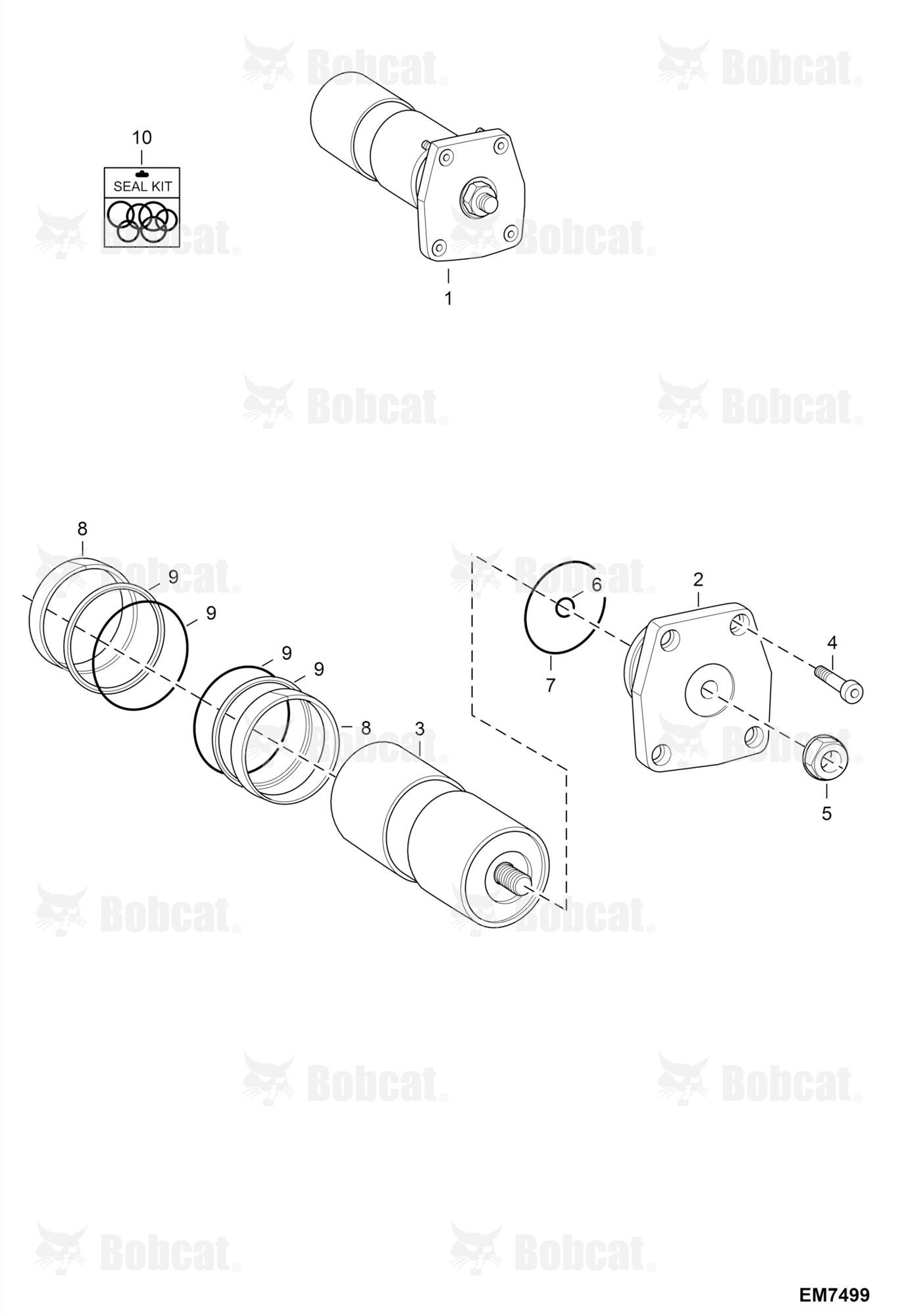 Hydrostatic Pump (Hydraulic Controller LH) (Selectable Joystick Controls) (R902136950) AB6411001 - AB6421425