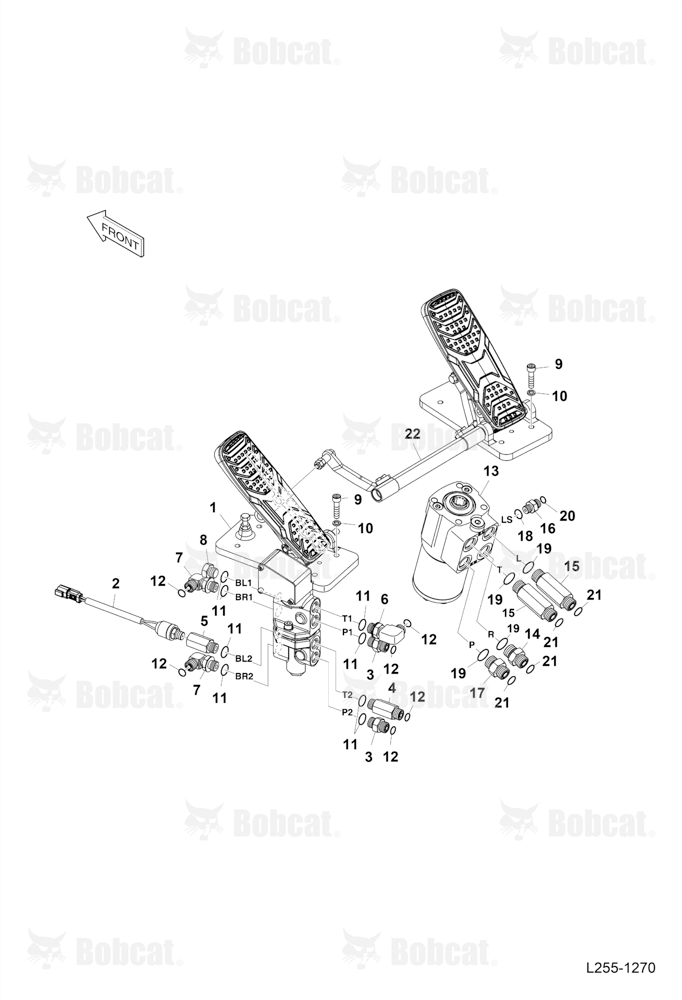 Brake Pedal Valve & Steer Unit