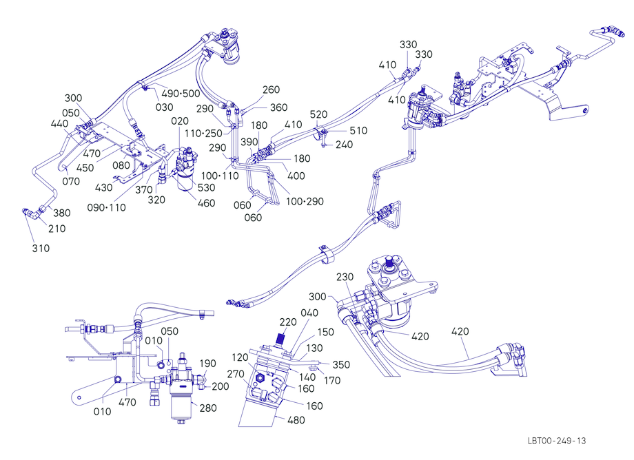 Steering Group - L/Trailer Brake