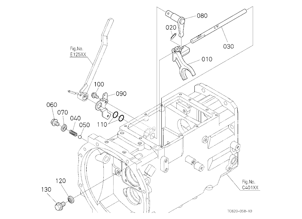 Pto Gear Shift Fork