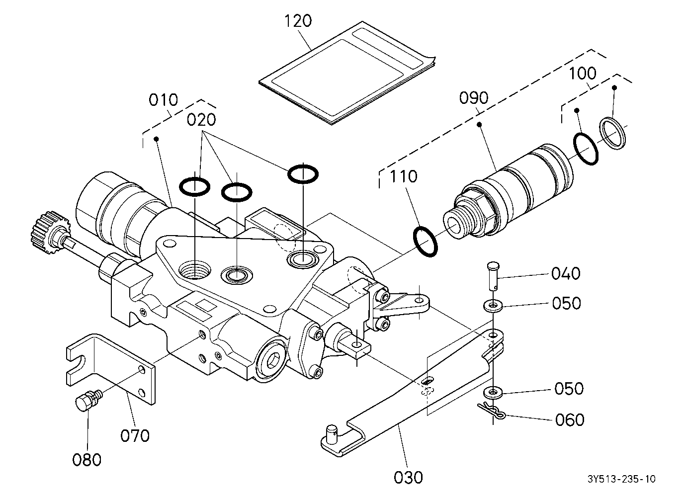 Auxiliary Control Valve Kit (Fd And Fc) (W/G No.M7