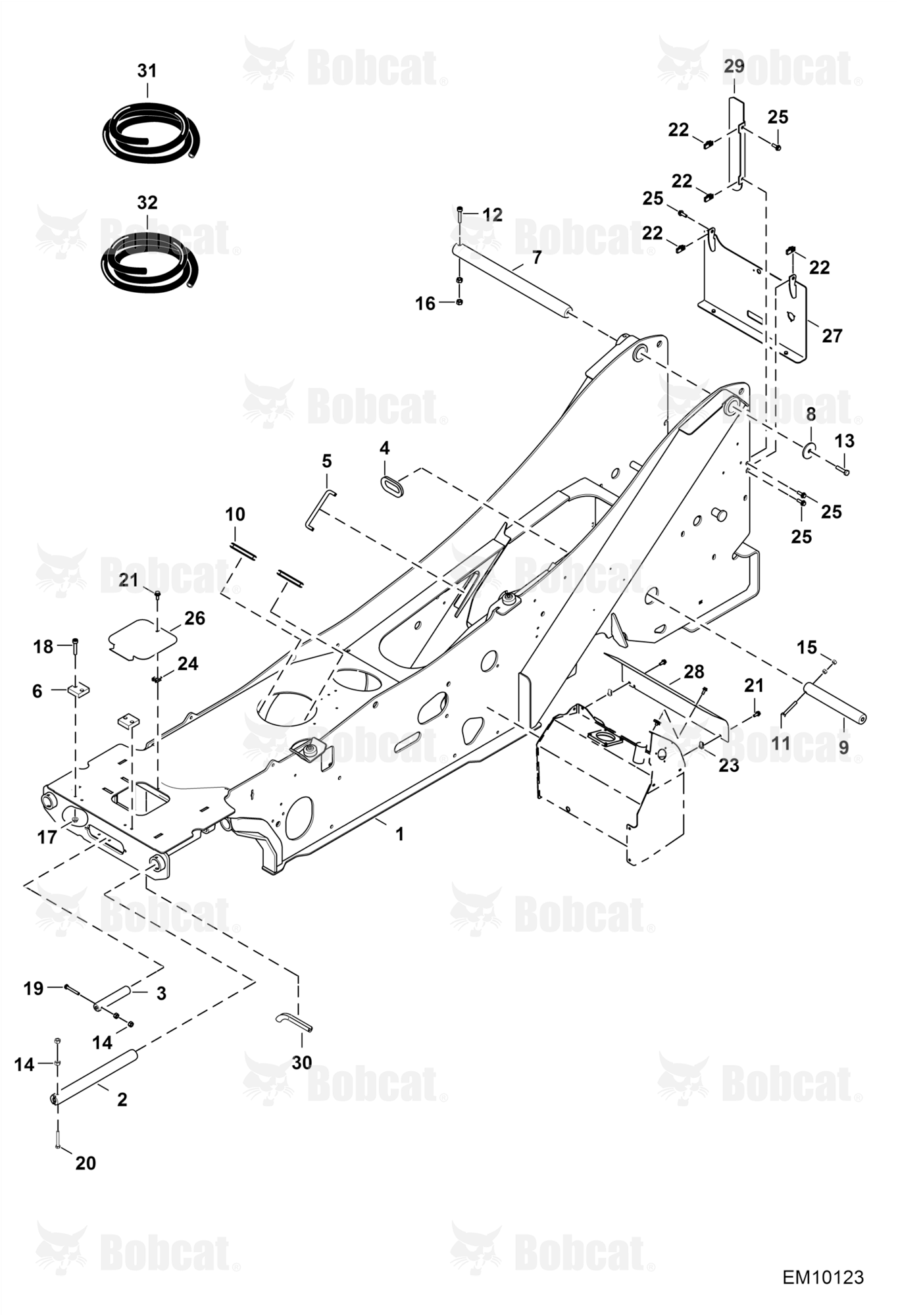 Main Frame (Leveling)  B3KW11001 & Above