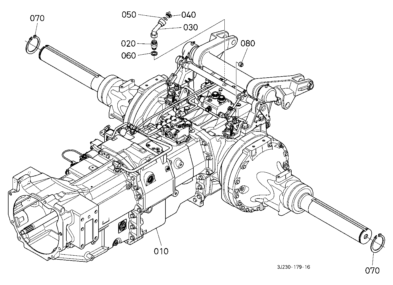 Transaxle (W/O Creep) [Bar Type Axle]