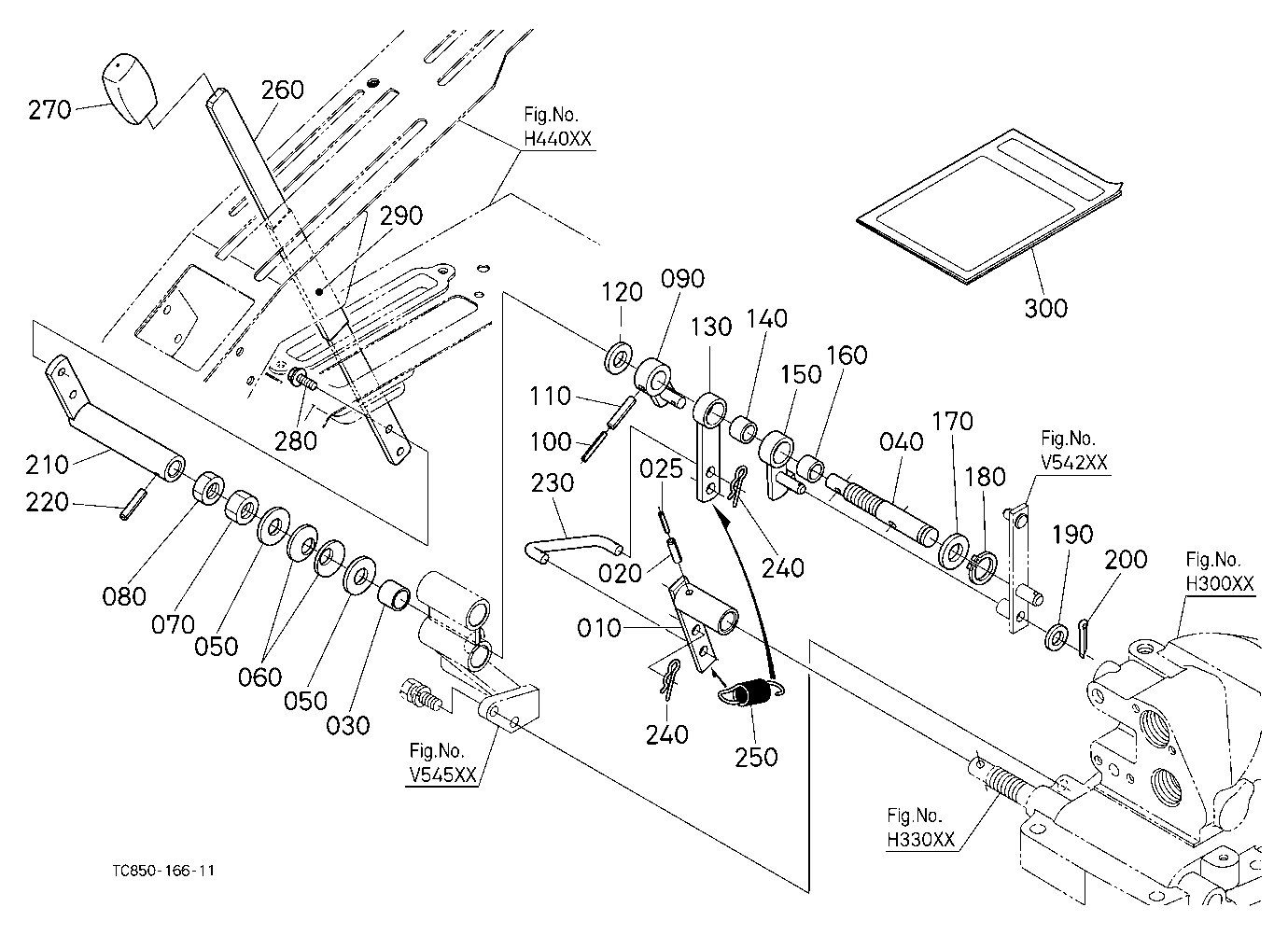 Position Control Lever (With Draft) (W/G No.Mx6894