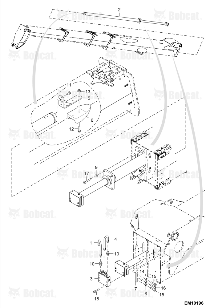Hydraulic Circuitry (Extension)  B33G14000 - B33G16000, B33W14000 - B33W16000
