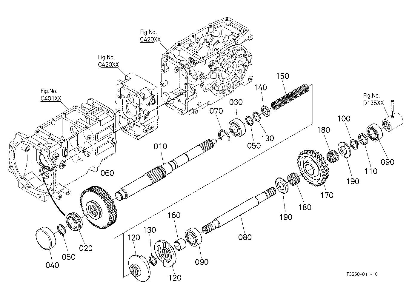 Pto Countershaft