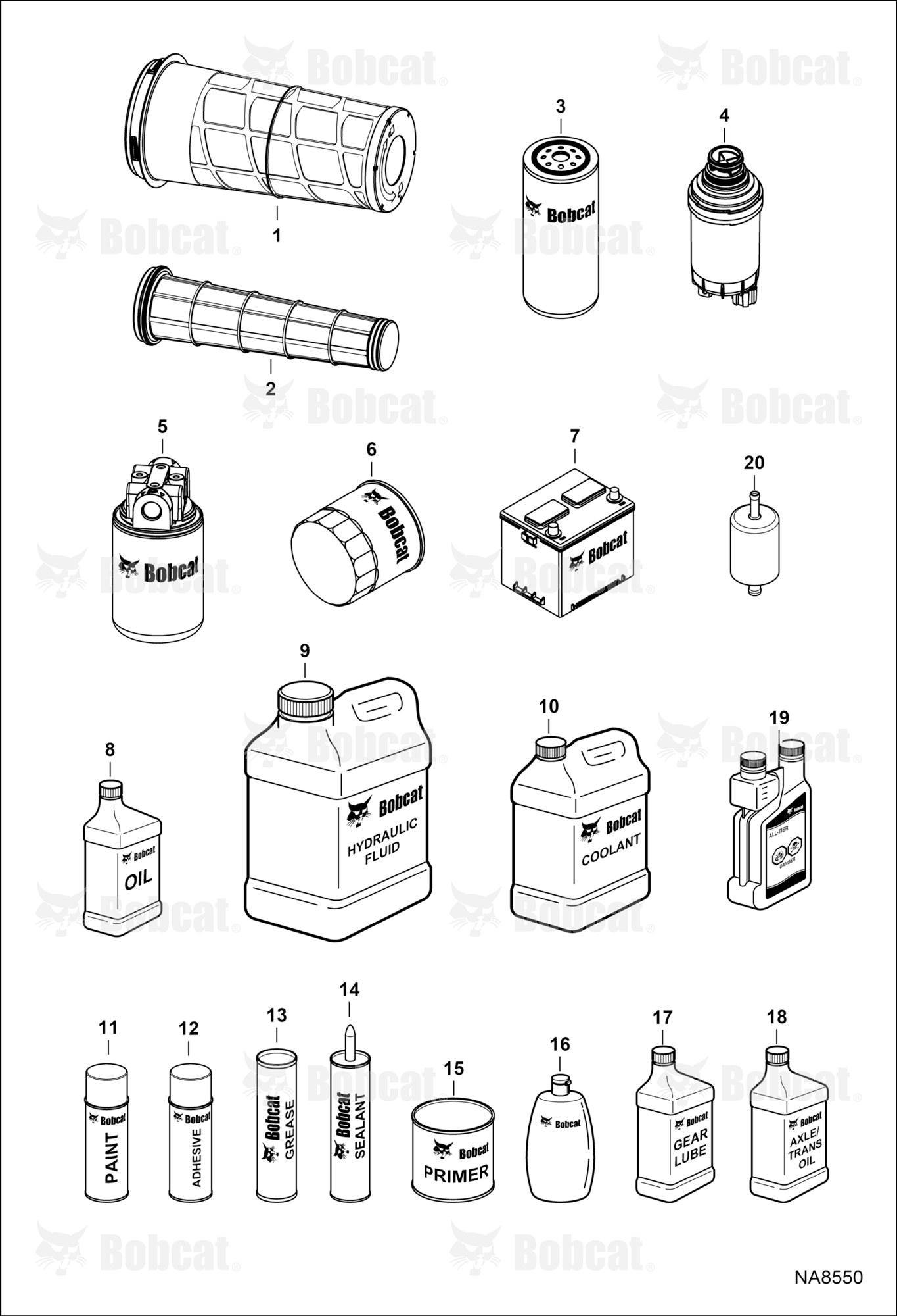 Maintenance Items (Service Parts)