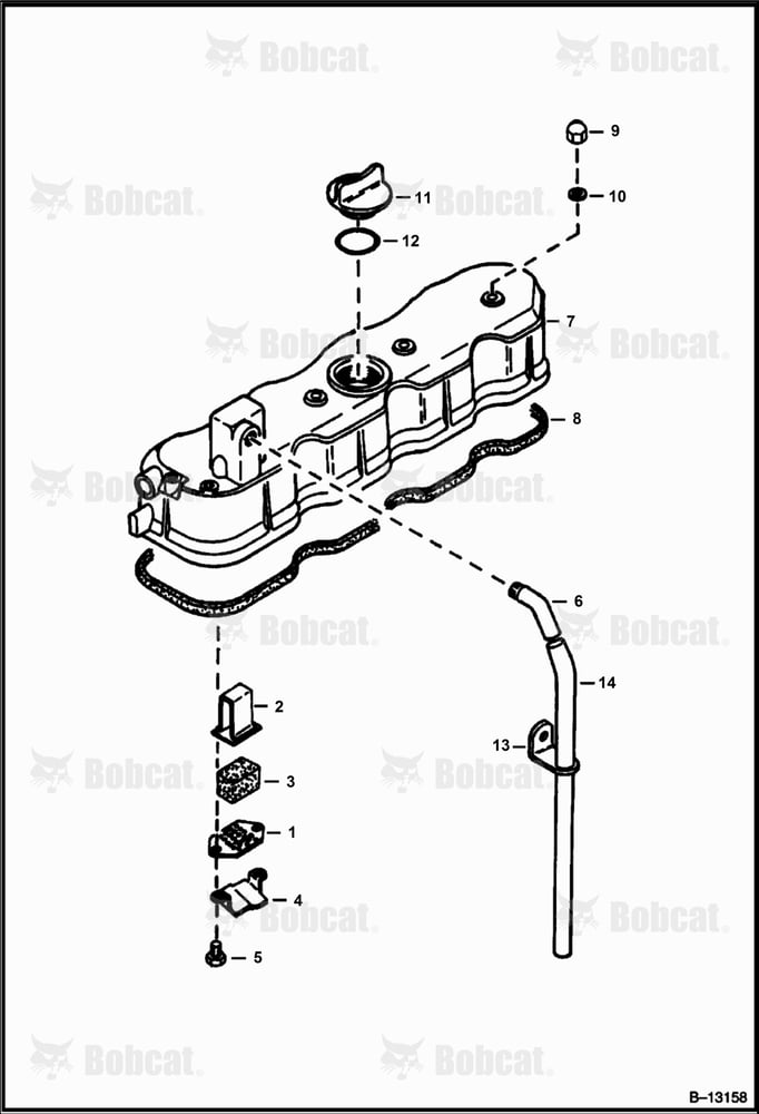 Rocker Arm Cover (Kubota - V2203)