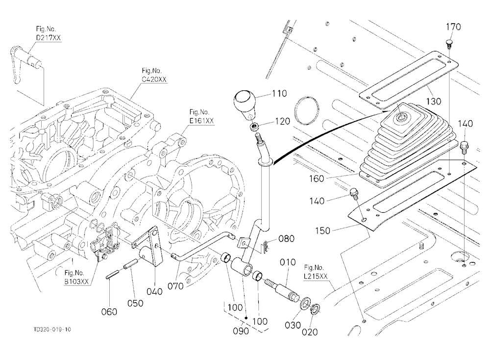 Range Gear Shift Lever