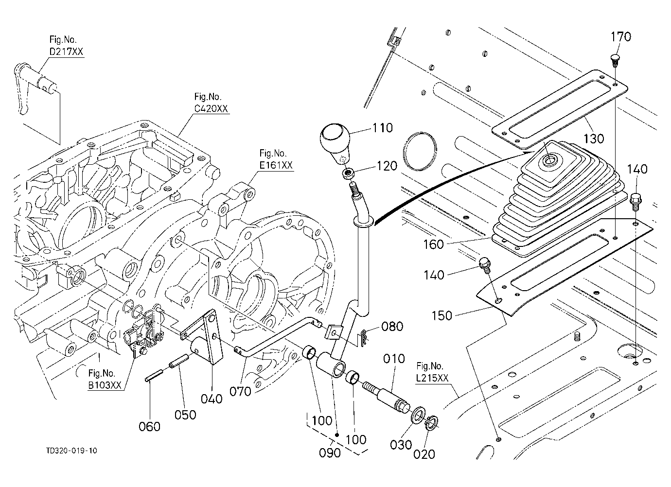 Range Gear Shift Lever