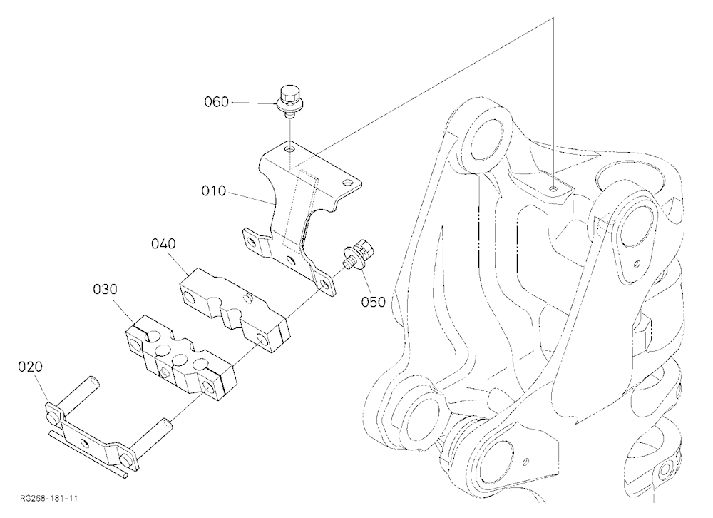 Oil Piping (Clamp 2)