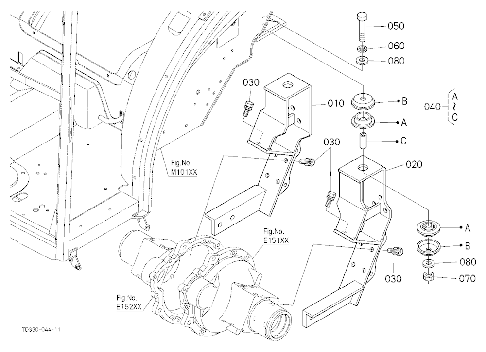 Cab Bracket Rear