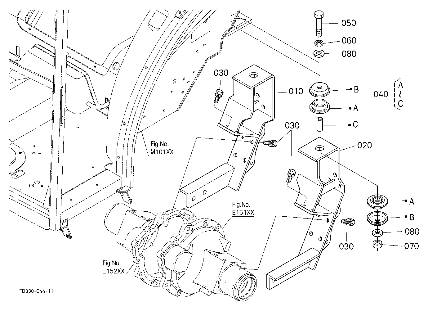 Cab Bracket Rear