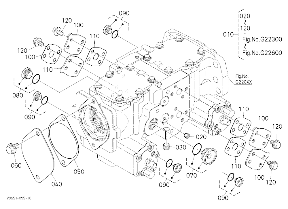 Hst Pump (Cover/Plug) [Component Parts]