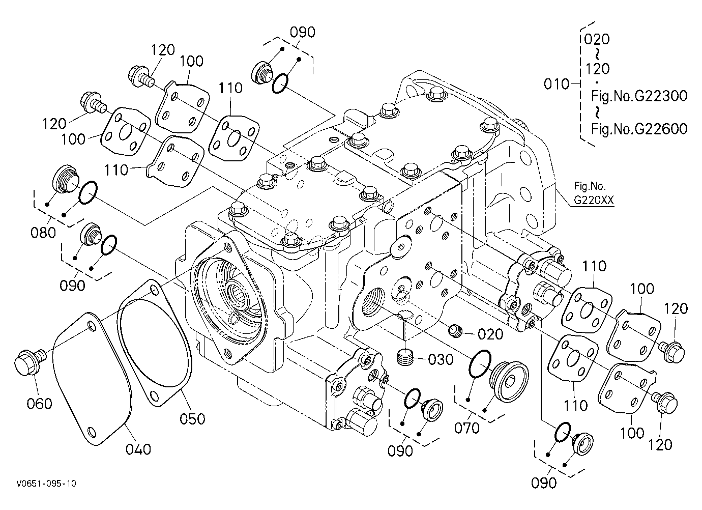 Hst Pump (Cover/Plug) [Component Parts]