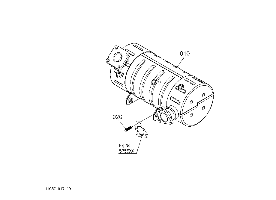 Diesel Particulate Filter Muffler