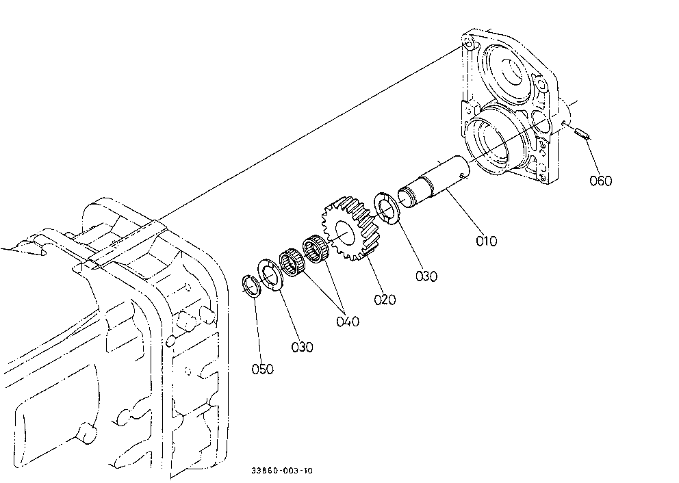 Back Idle Shaft (Ic Shuttle)
