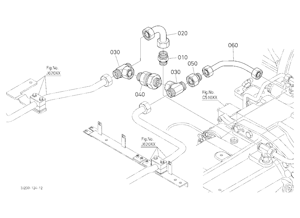 Hydraulic Oil Line (Oil Cooler/Rear)