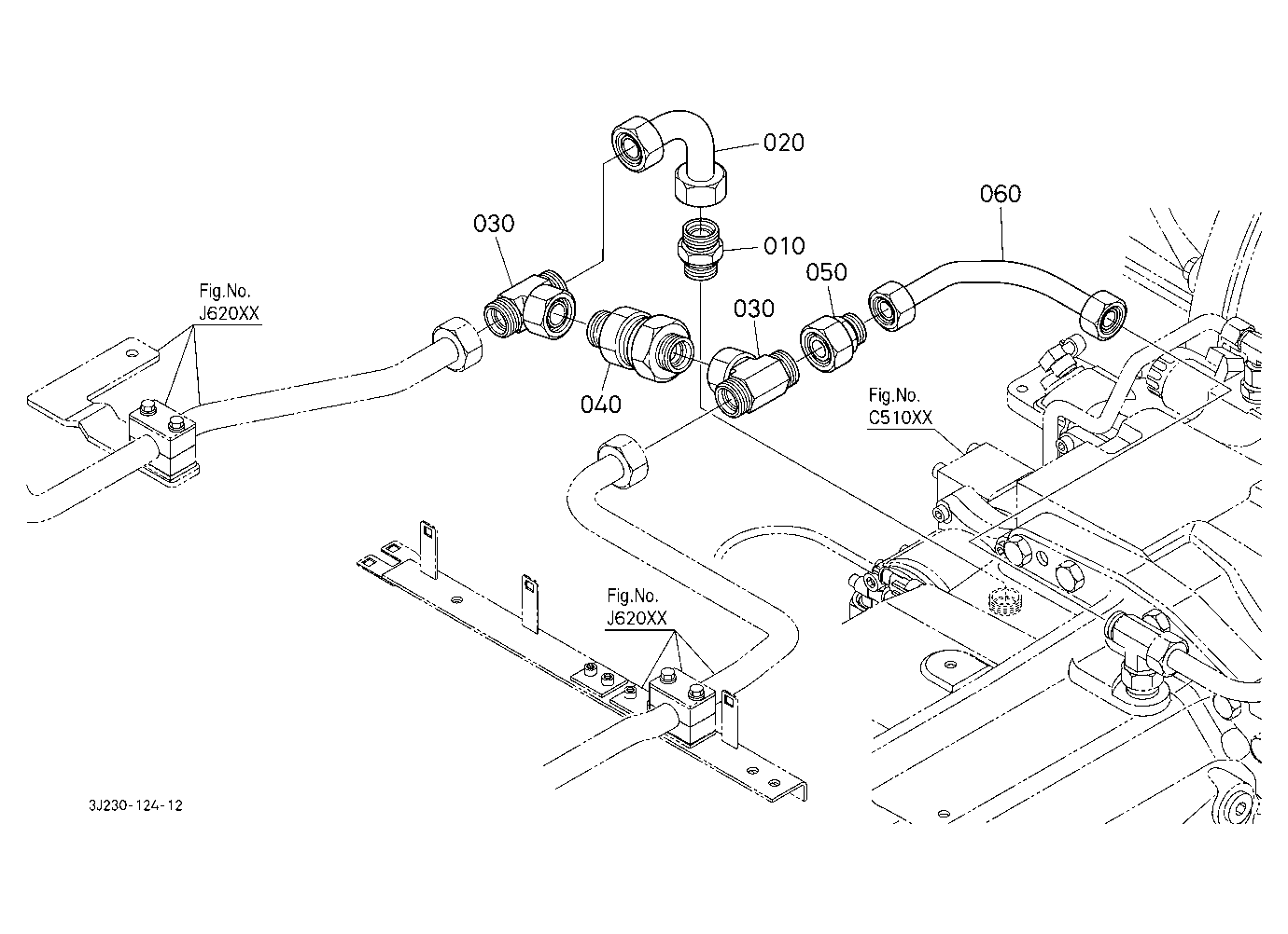 Hydraulic Oil Line (Oil Cooler/Rear)