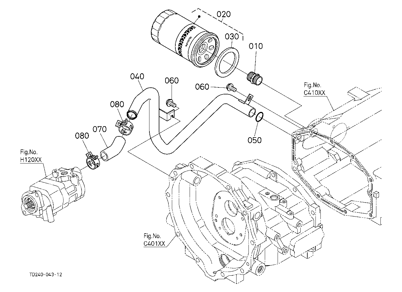 Hydraulic Oil Line (Inlet)