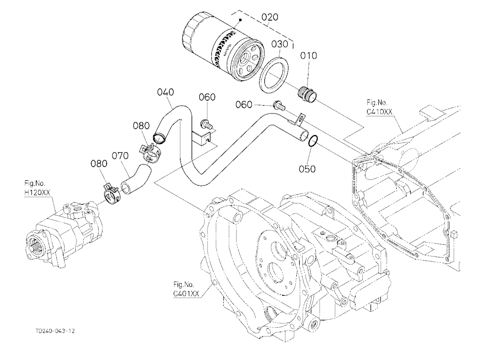 Hydraulic Oil Line (Inlet)