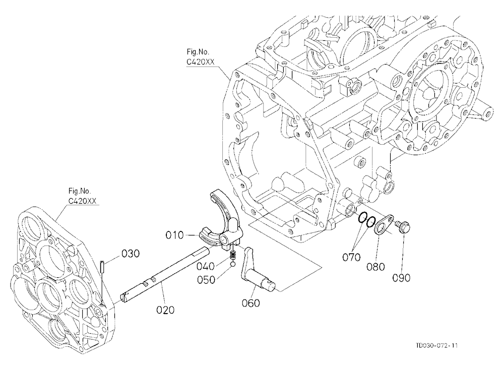 Range Gear Shift Fork [Manual T/M Type]