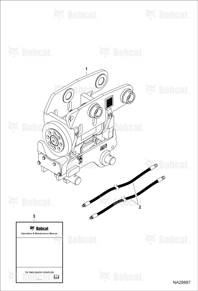 Coupler Tilting (TC14)  B6AB00101 & Above