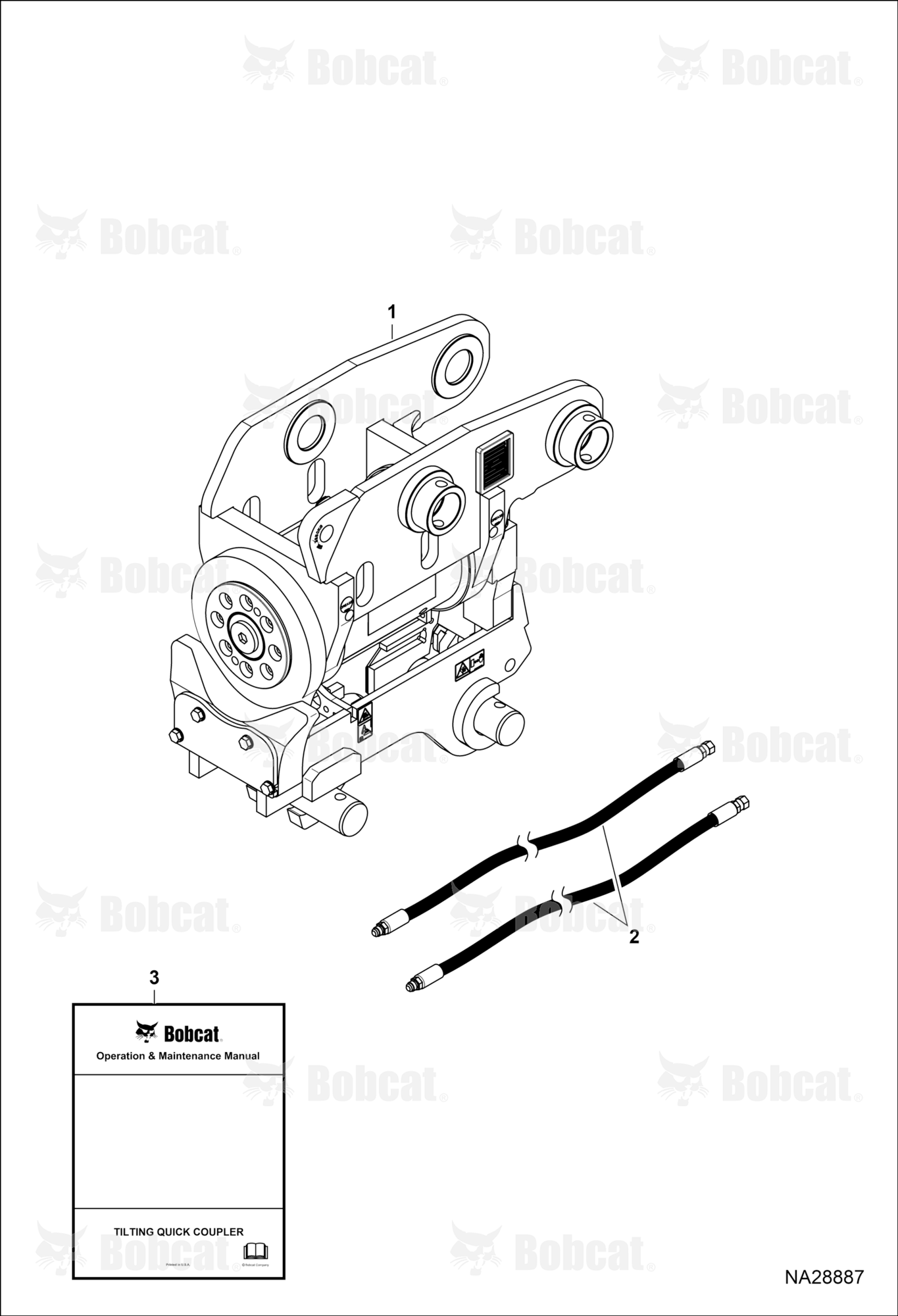 Coupler Tilting (TC14)  B6AB00101 & Above