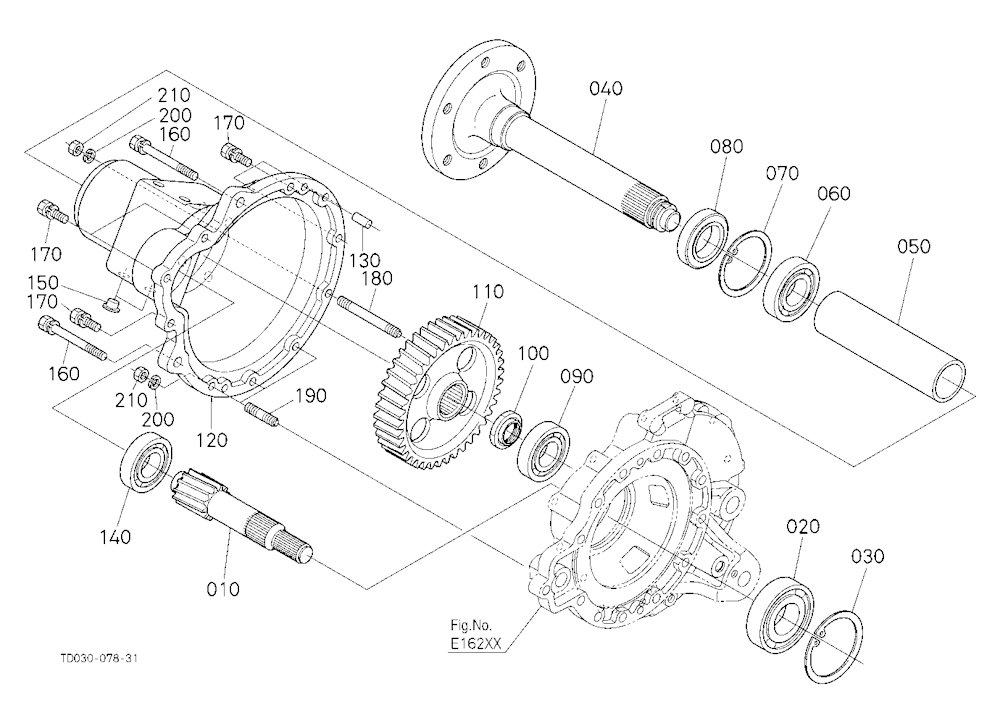 Rear Axle Rh