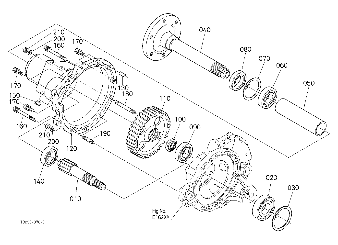 Rear Axle Rh