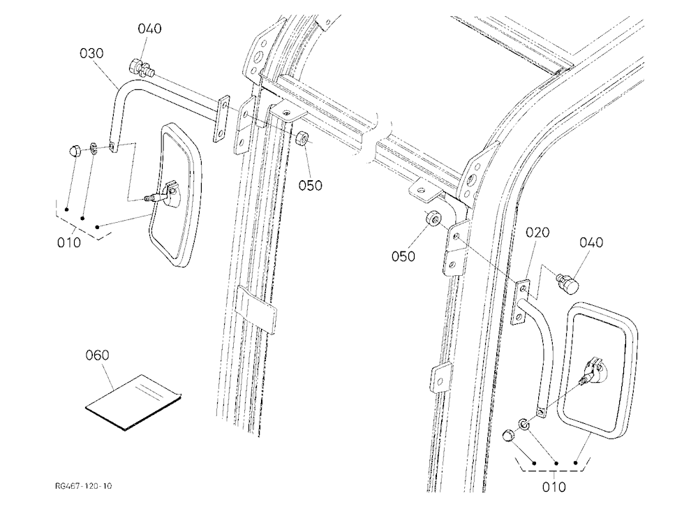 Rearview Mirror Kit [Cabin Type] [Option]