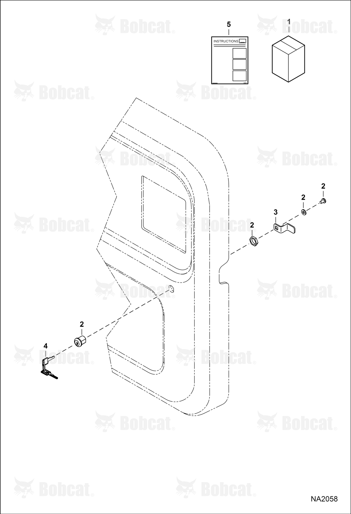 Rear Door Lock