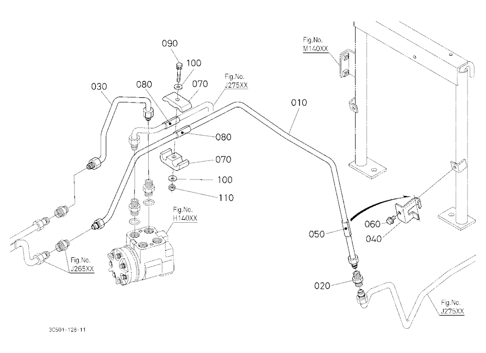 Hydraulic Oil Line (Shuttle/Controller) [New]