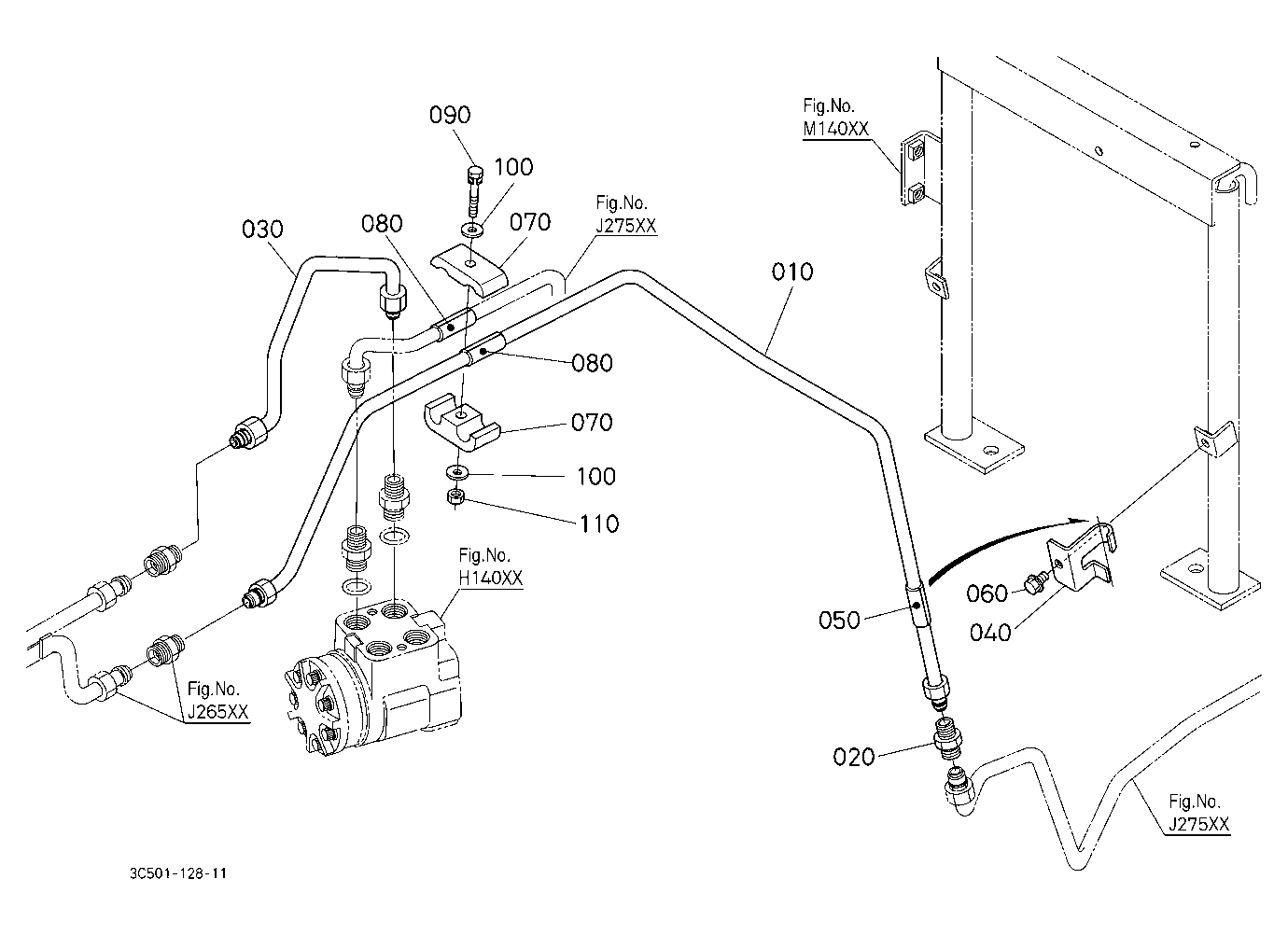 Hydraulic Oil Line (Shuttle/Controller) [New]