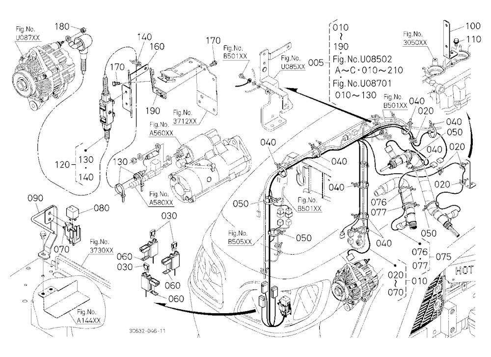 Heater Kit (Alternator/Electrical Wiring) [Option]