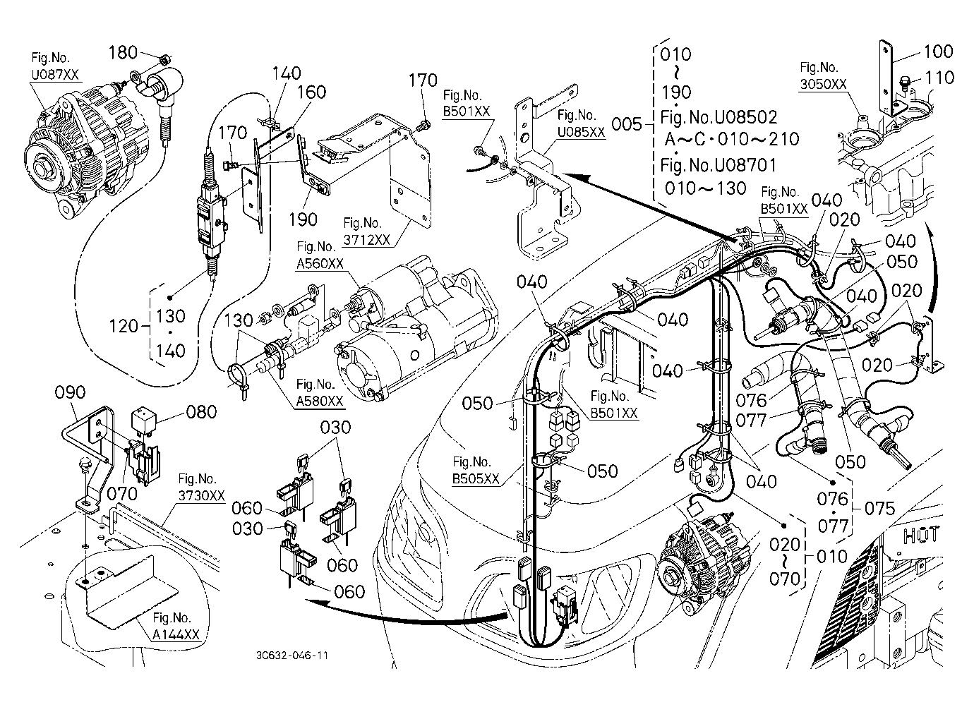 Heater Kit (Alternator/Electrical Wiring) [Option]