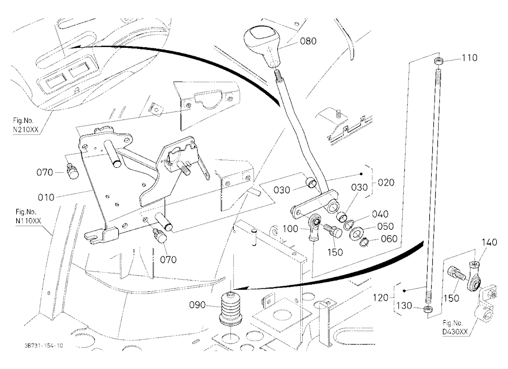 Range And Creep Gear Shift Lever