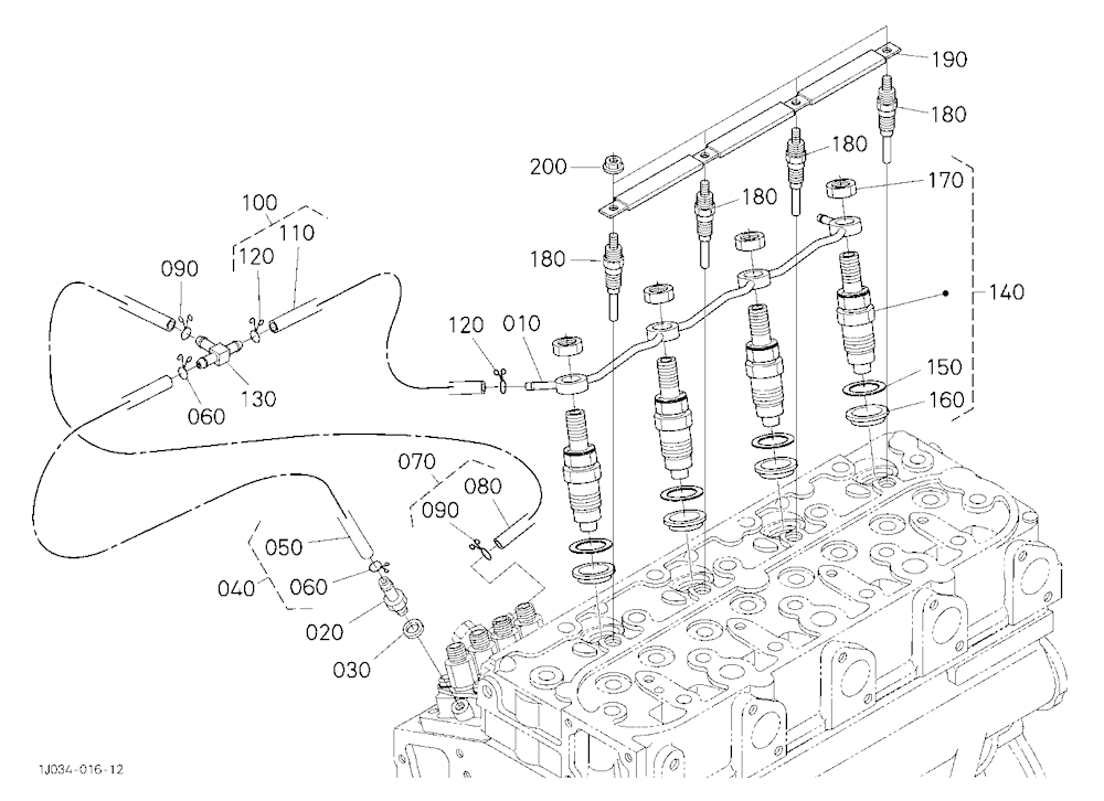 Injector And Glow Plug