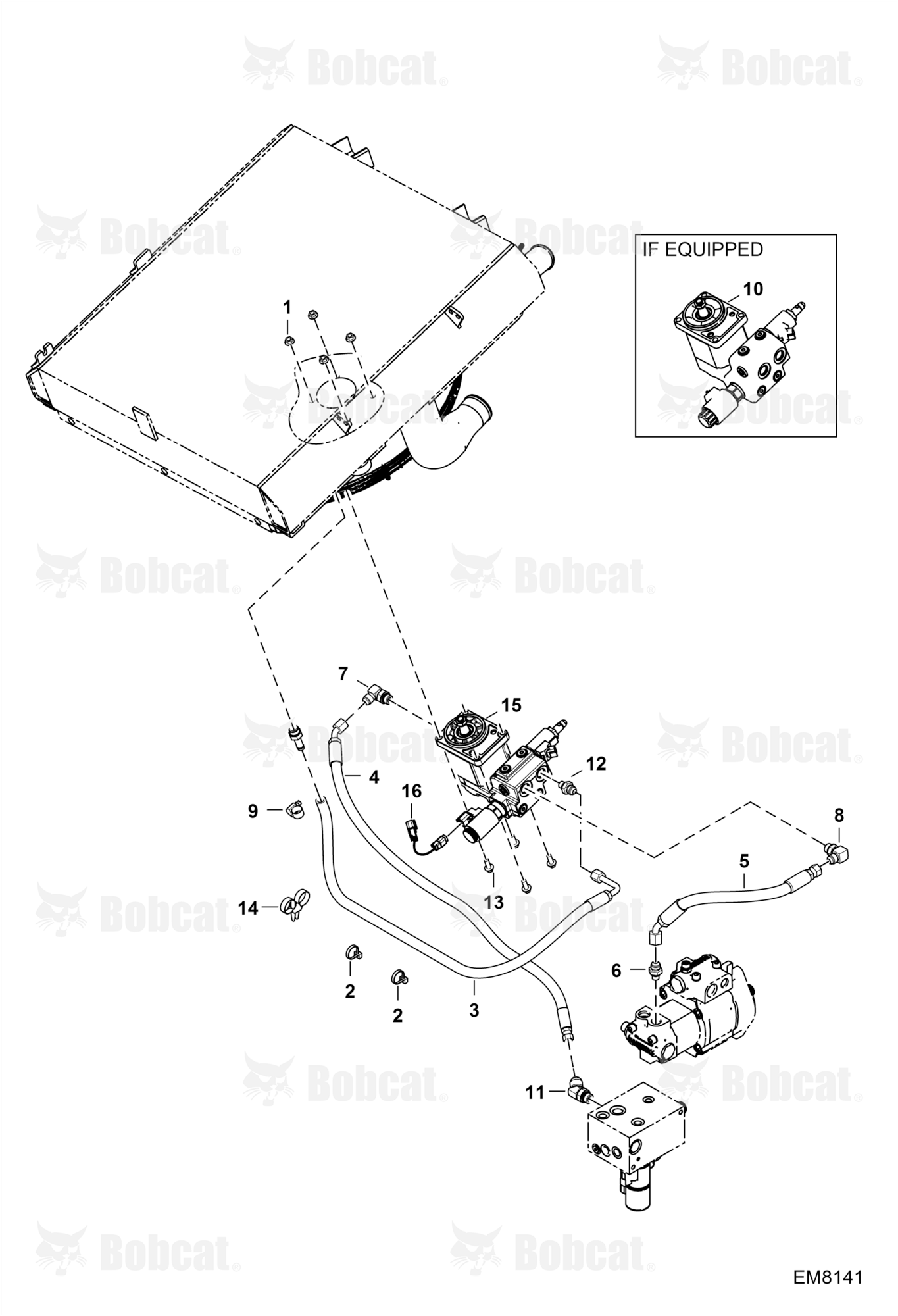 Hydraulic Circuitry (Fan Motor) (Reversible)