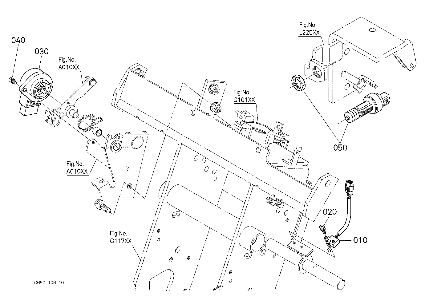Switch/Sensor (Steering Post/Neutral Holder)