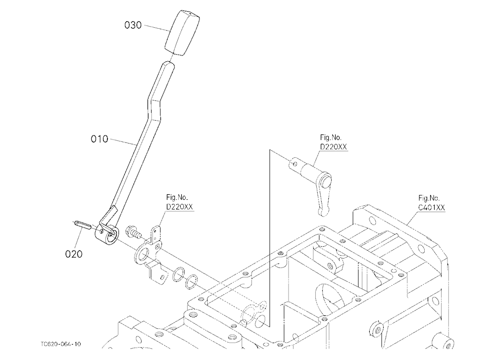 Pto Gear Shift Lever