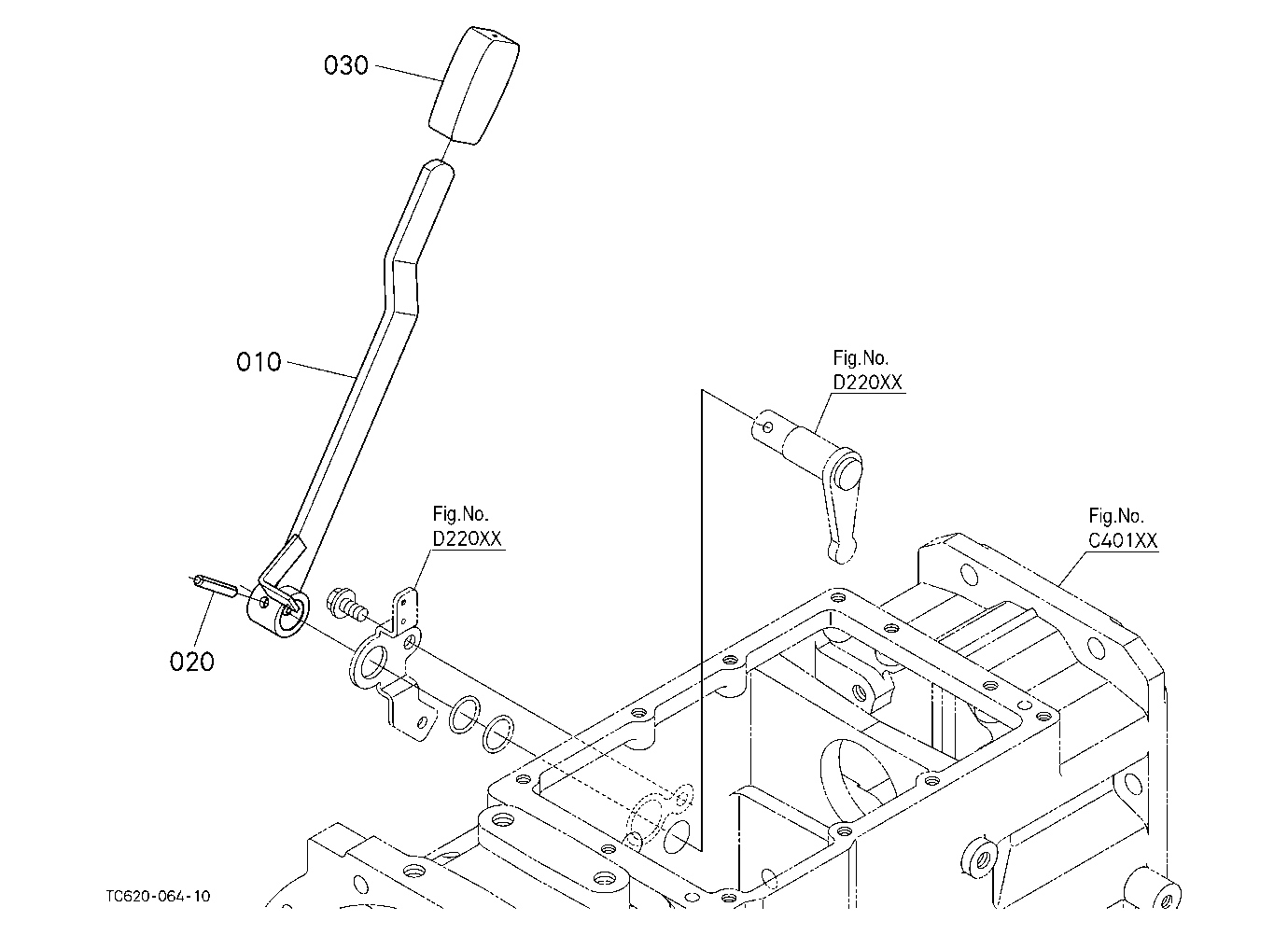 Pto Gear Shift Lever