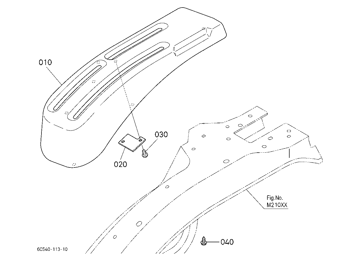 Lever Guide Lh