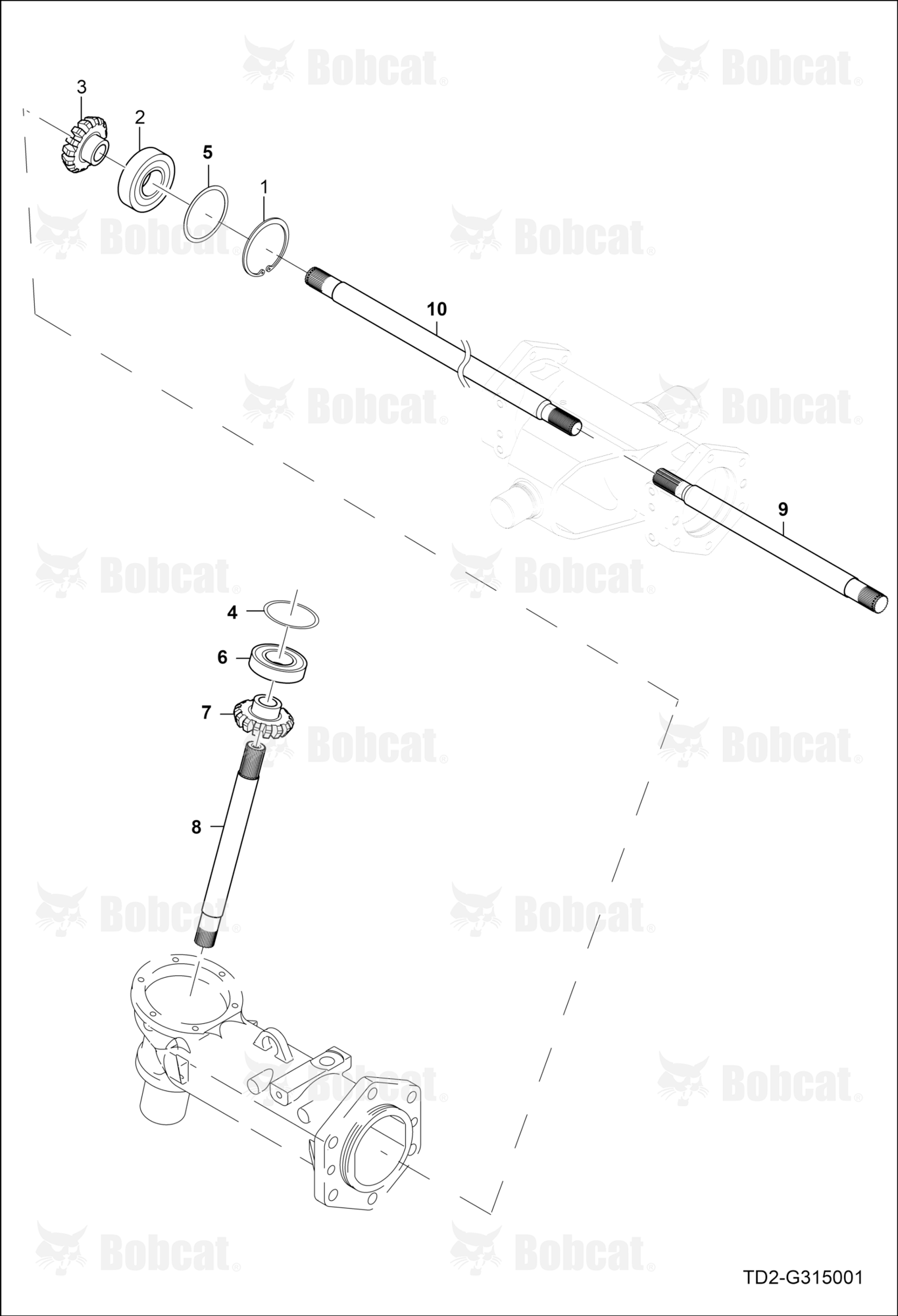 Bevel Gear Shaft Group