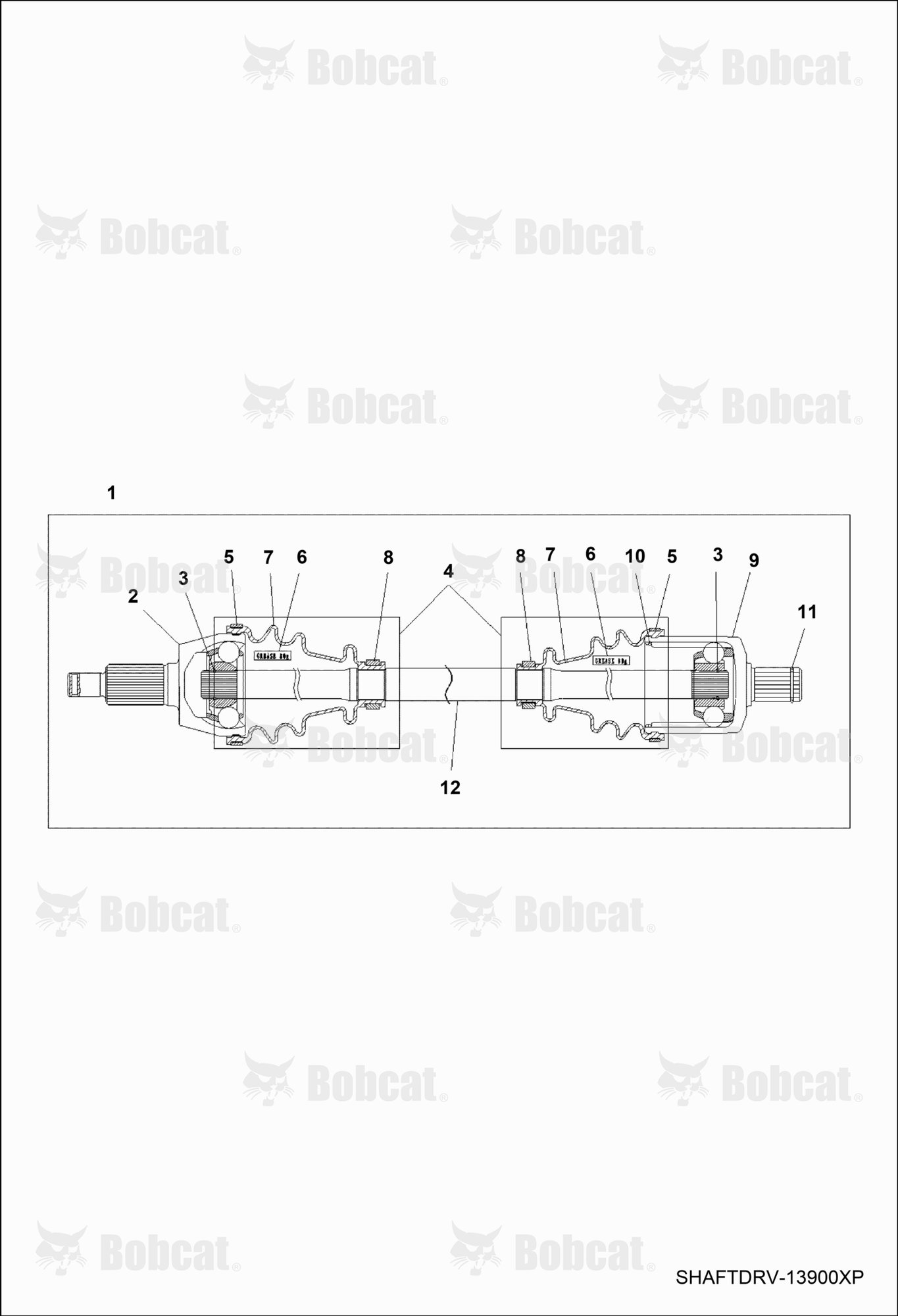 Drive TRAIN, Front Half Shaft
