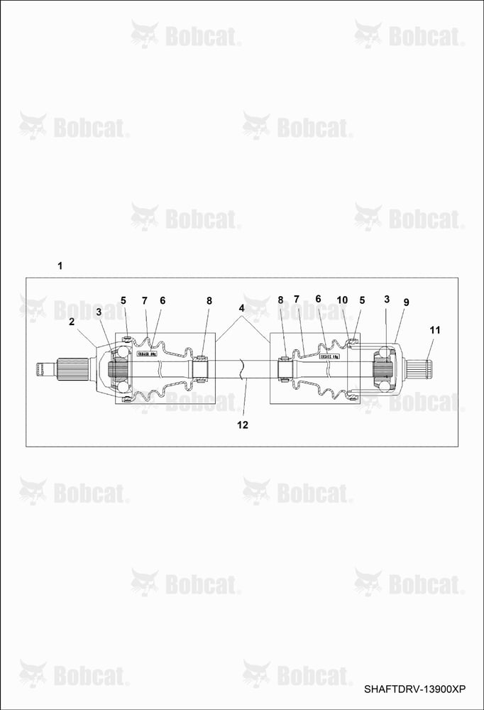 Drive TRAIN, Front Half Shaft
