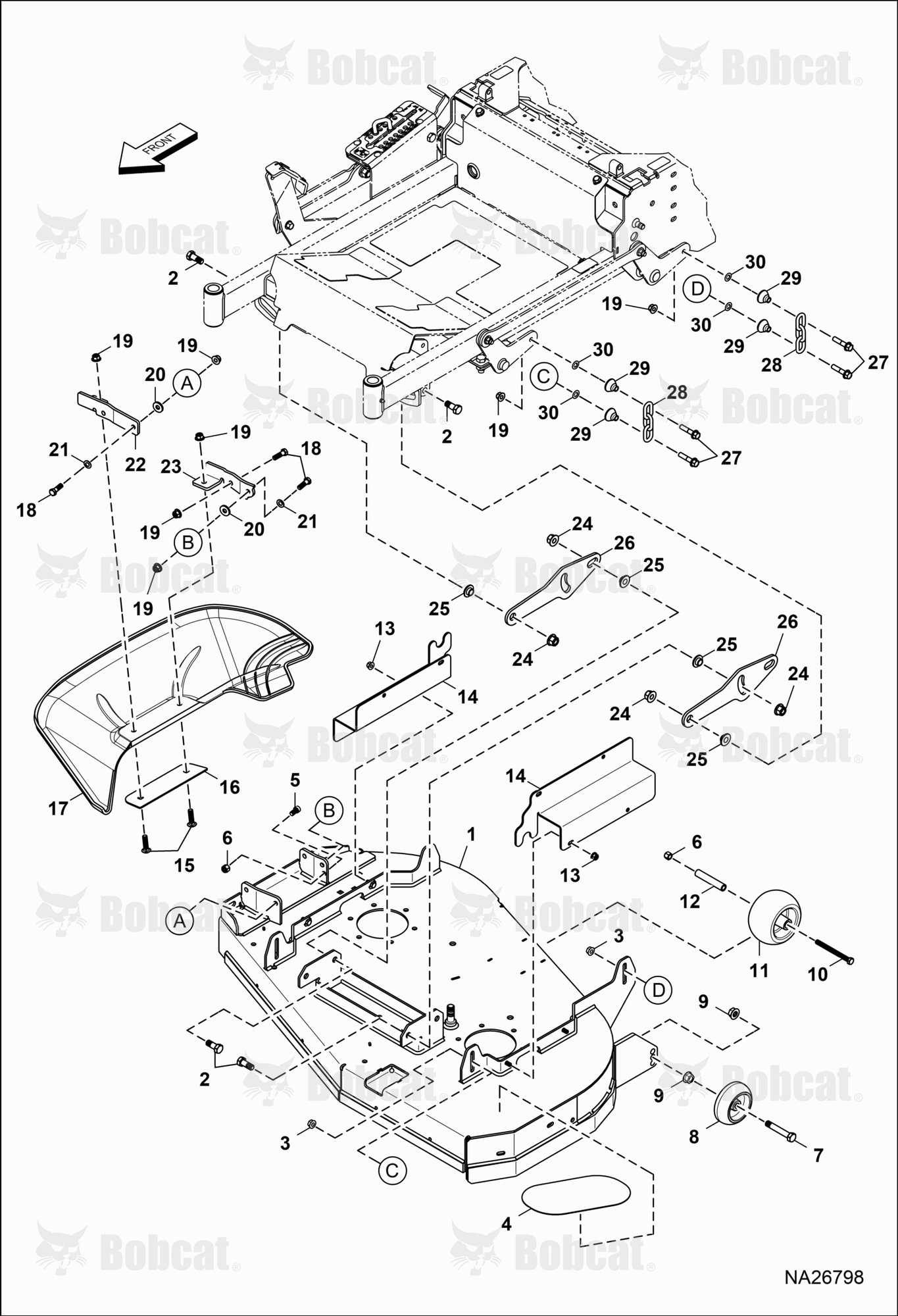 DECK, Wheels & Covers (NA)(42")