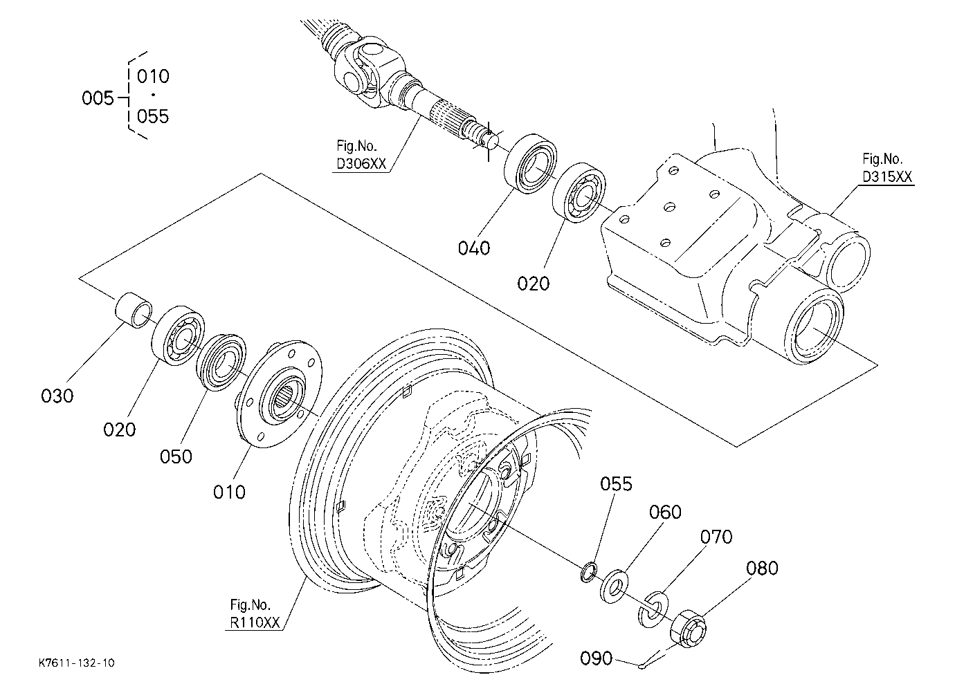 Rear Axle (Left)